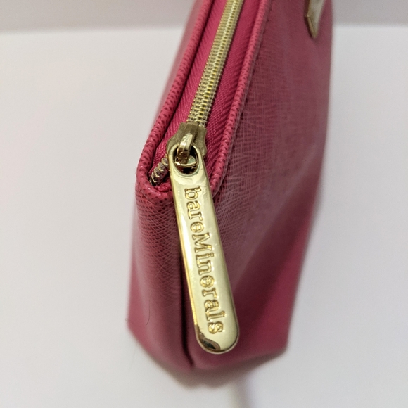 NWOT Bare Minerals Pink Cosmetic Bag Makeup Case - Picture 3 of 8